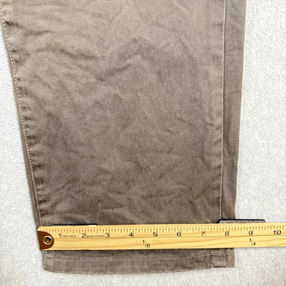 Diesel KULTER Straight Leg Chinos Mens 31x31 Dark Beige Canvas Pants READ Tag 33